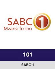 SABC 1 open view OVHD Channel 101